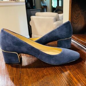 Michael Kors Blue Suede Pumps